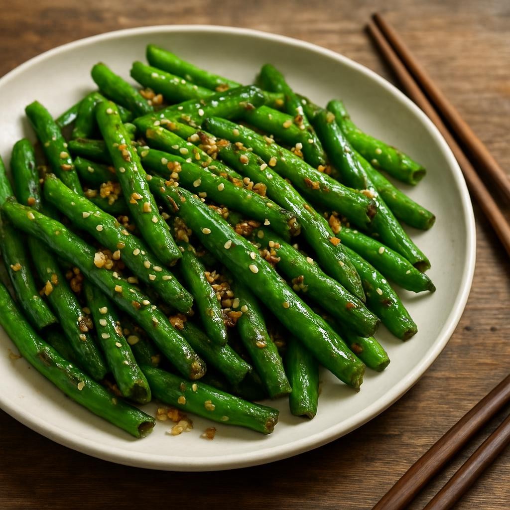 Chinese Garlic Green Beans