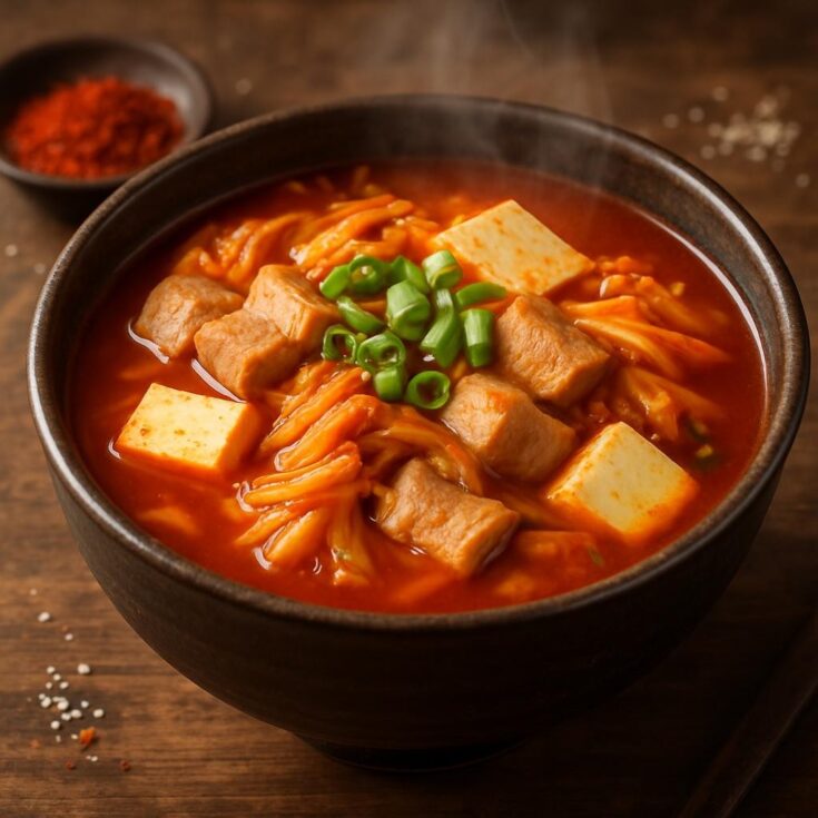 Kimchi soup (Kimchi-guk)