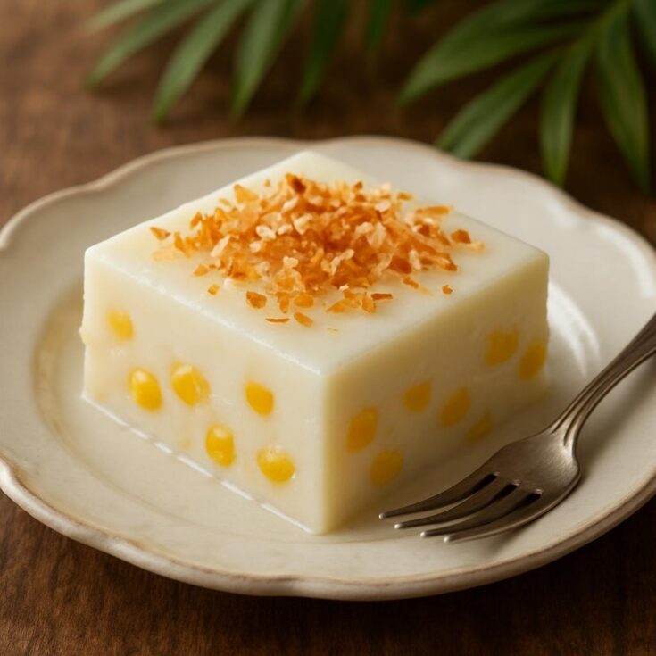 Maja Blanca (Coconut Milk Pudding with corn)