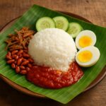 Nasi Lemak (Malaysian Coconut Rice)