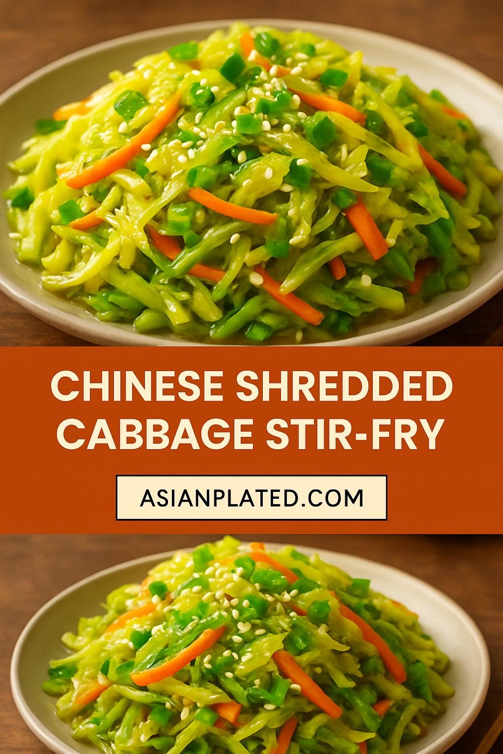 Chinese Shredded Cabbage Stir-Fry