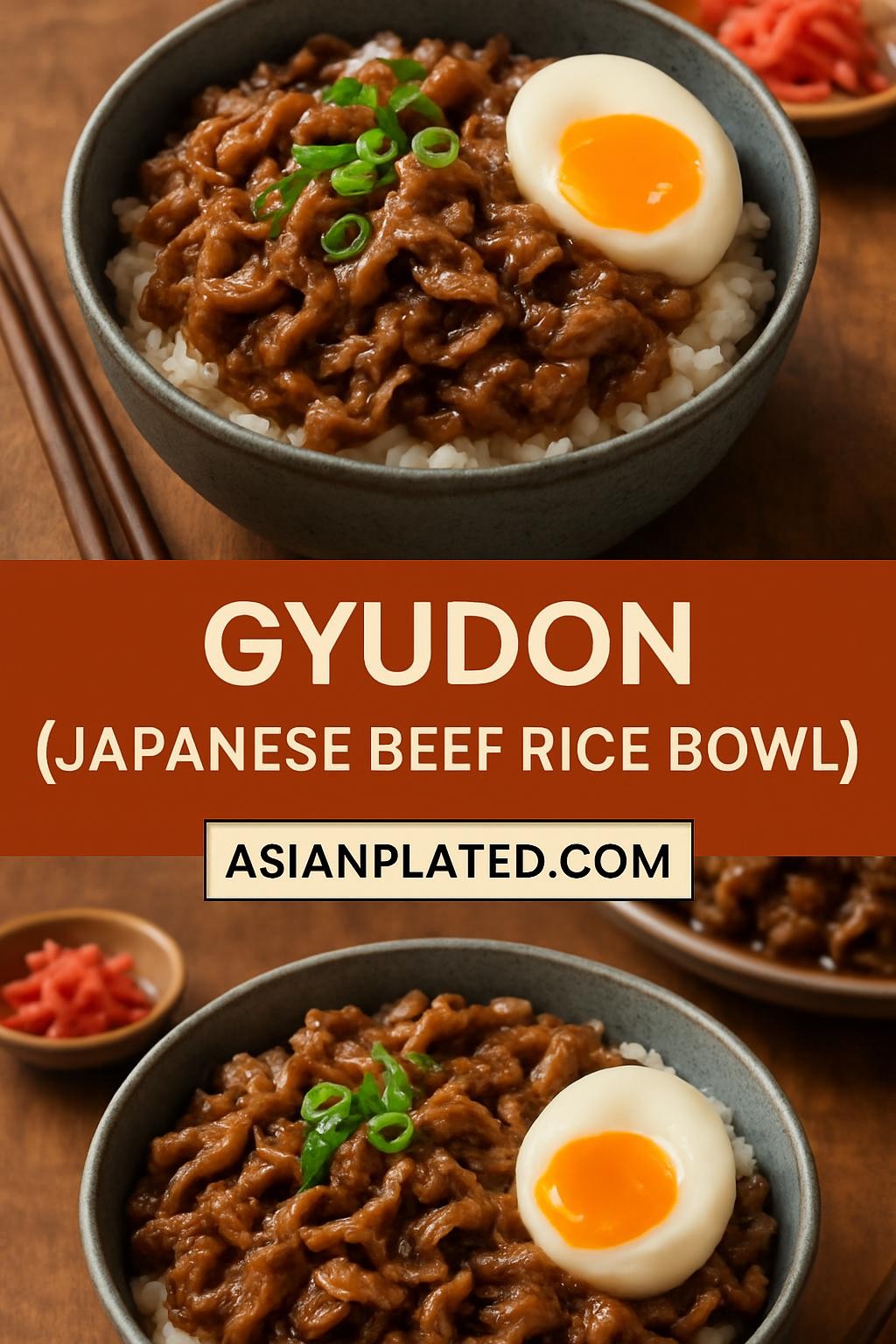 Gyudon (Japanese Beef Rice Bowl)