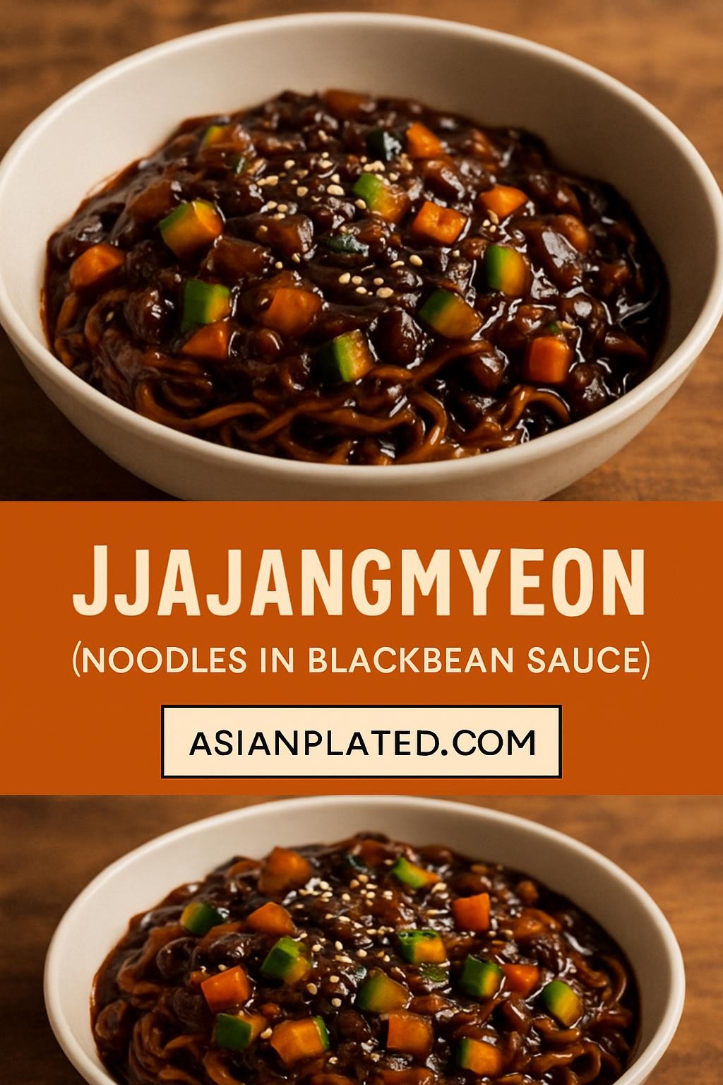 Jjajangmyeon (Noodles in blackbean sauce)