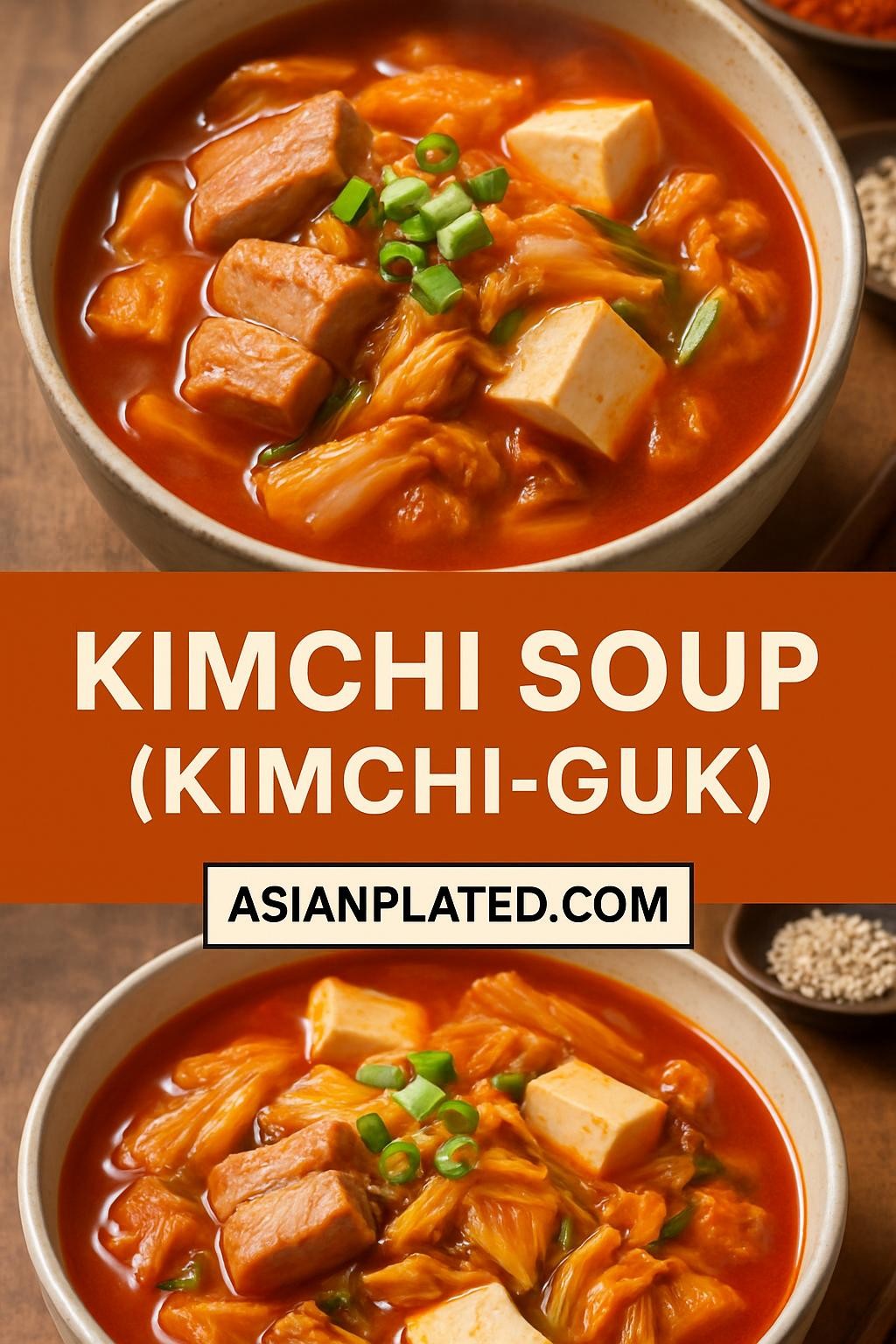 Kimchi soup (Kimchi-guk)
