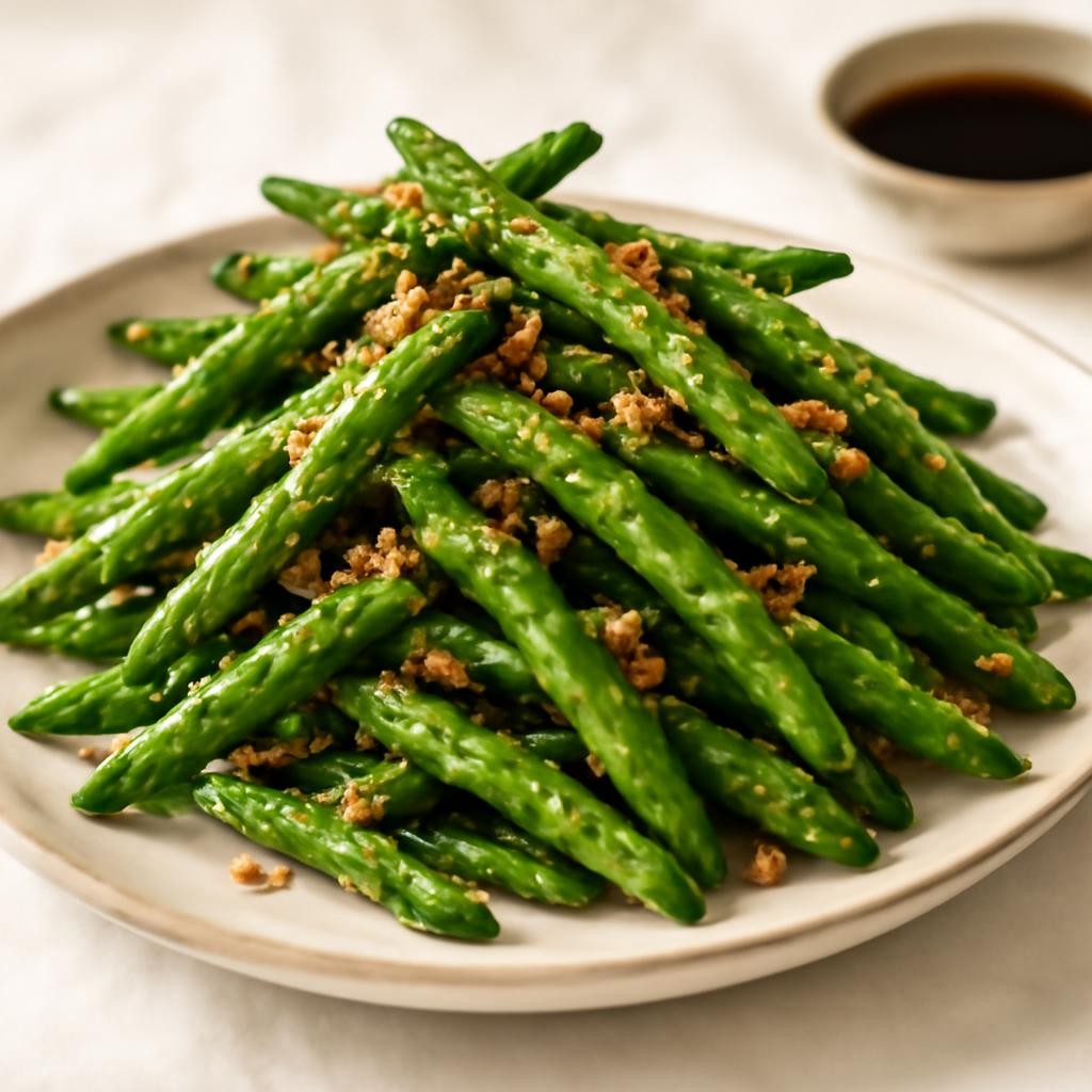 Chinese Garlic Green Beans
