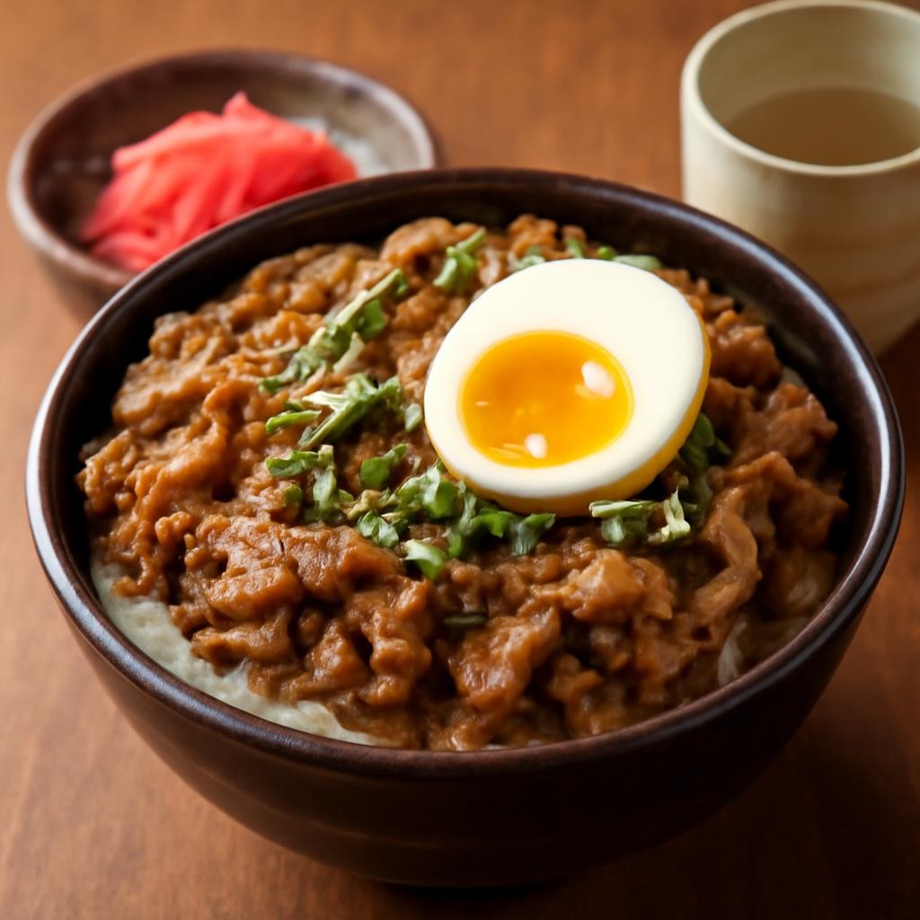 Gyudon (Japanese Beef Rice Bowl)
