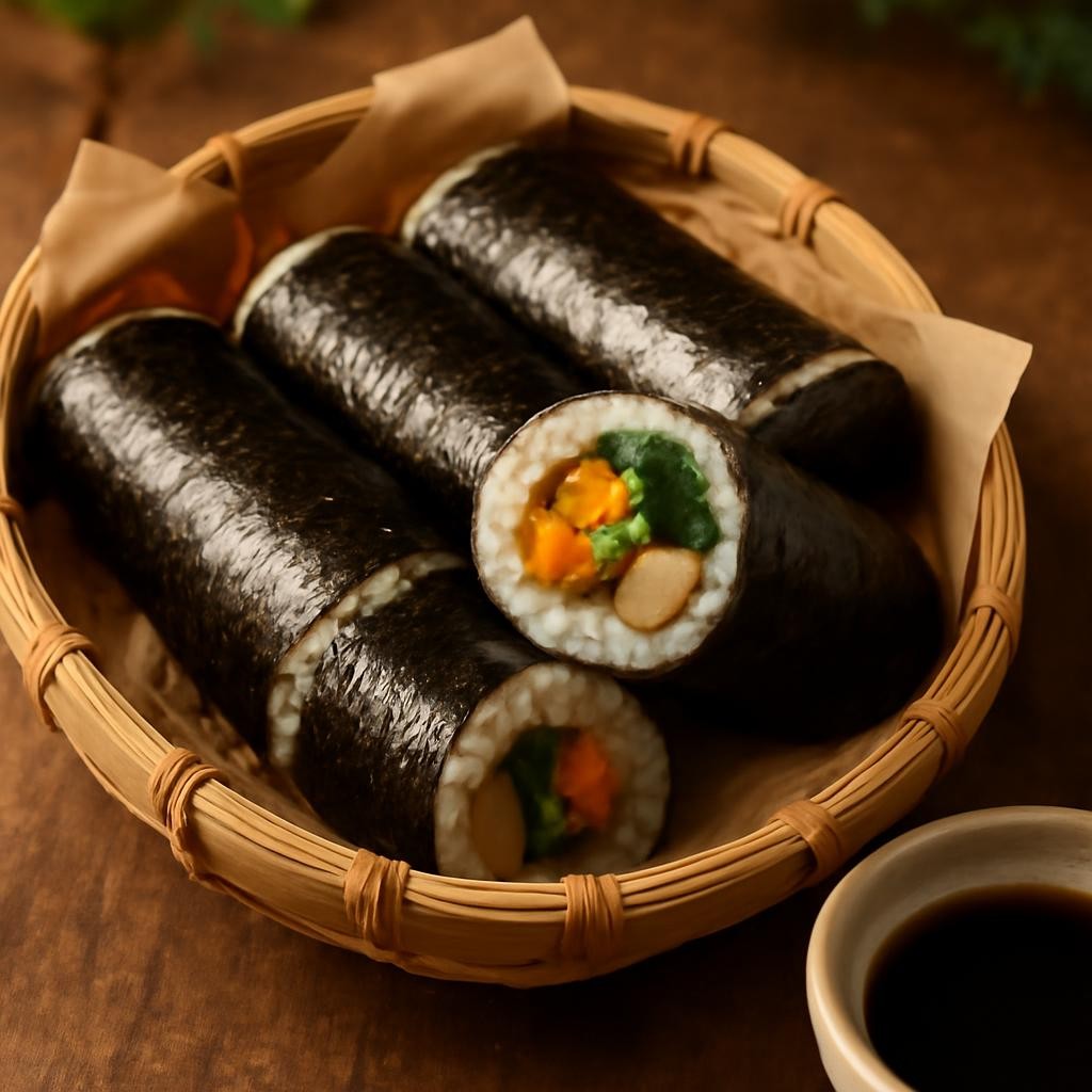 Kimbap (Seaweed Rice Rolls)