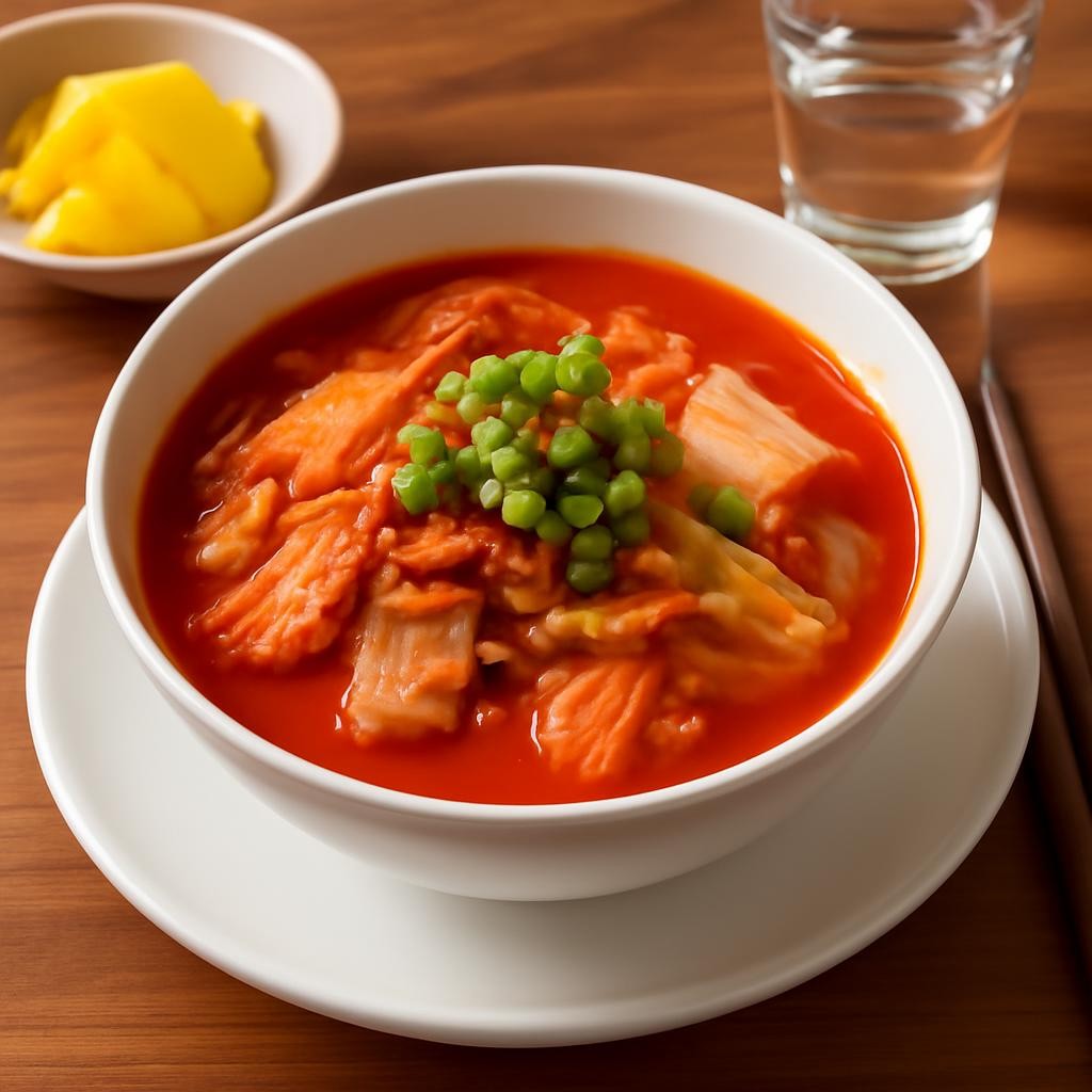 Kimchi soup (Kimchi-guk)