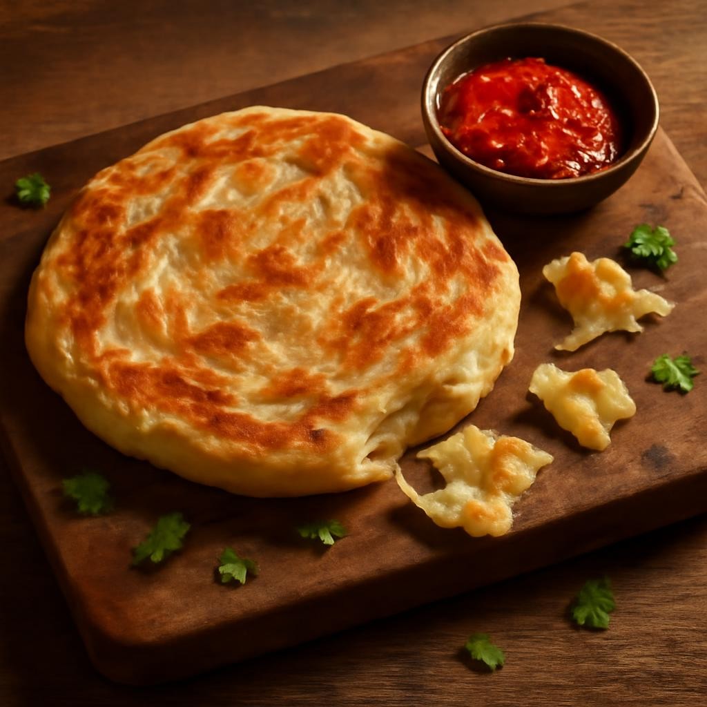 Malaysian Flatbread (Roti Canai)