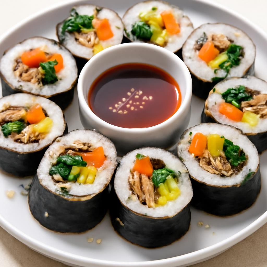 Kimbap (Seaweed Rice Rolls)