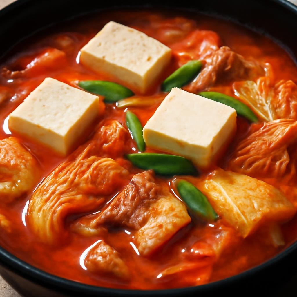 Kimchi soup (Kimchi-guk)