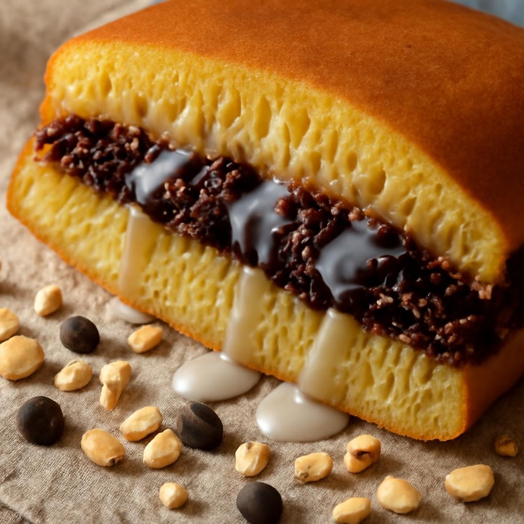 Martabak Manis (Indonesian thick sweet pancakes)