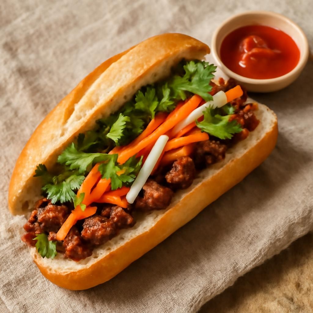 Vietnamese Banh Mi Sandwich recipe