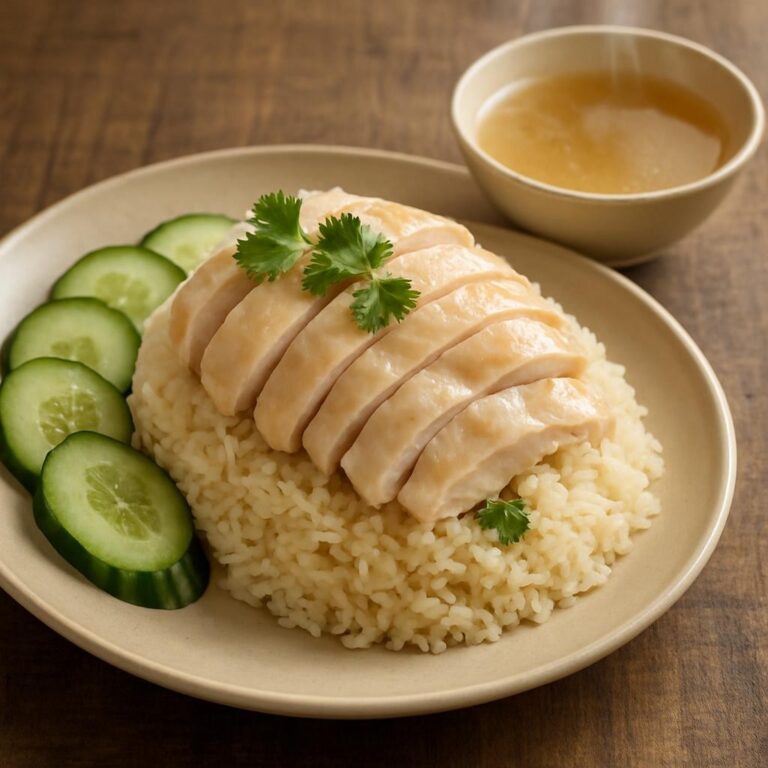 Malaysian Hainanese Chicken Rice : Authentic and Flavor-Packed