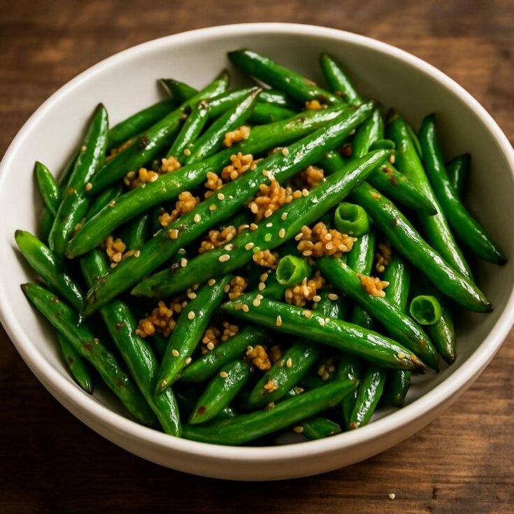 Asian Garlic Green Beans