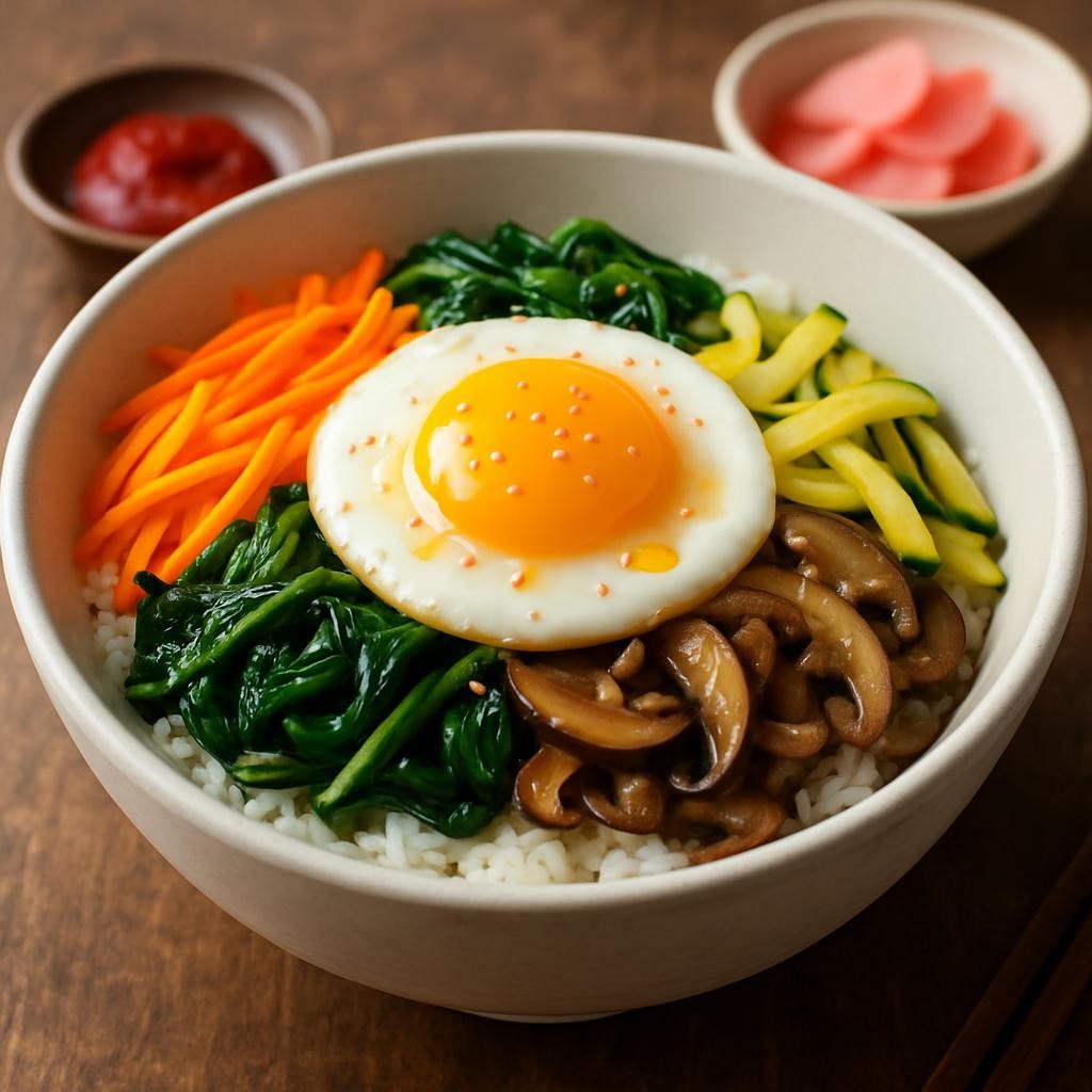 Bibimbap (Mixed rice with vegetables)