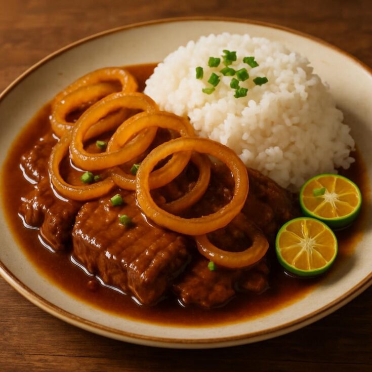 Bistek Tagalog (Filipino Beef Steak)
