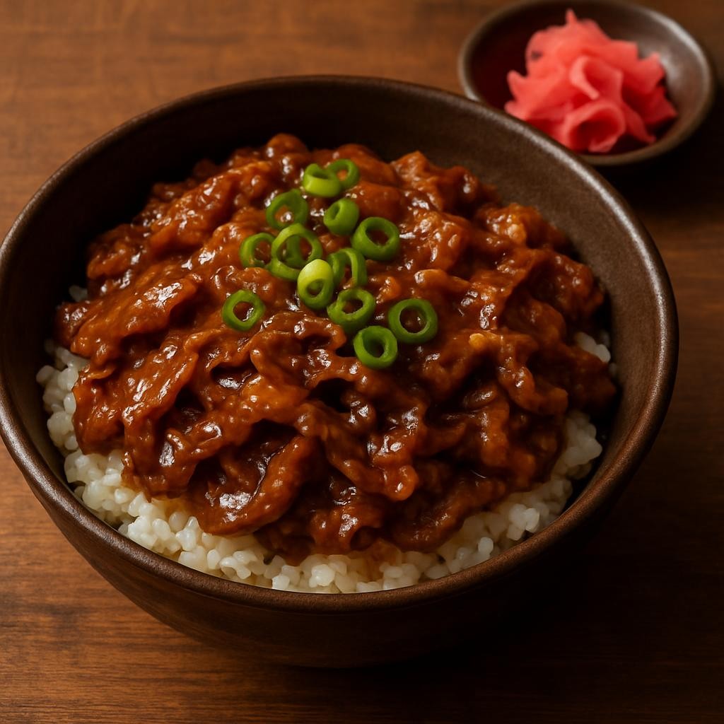 Gyudon (Japanese Beef Rice Bowl)