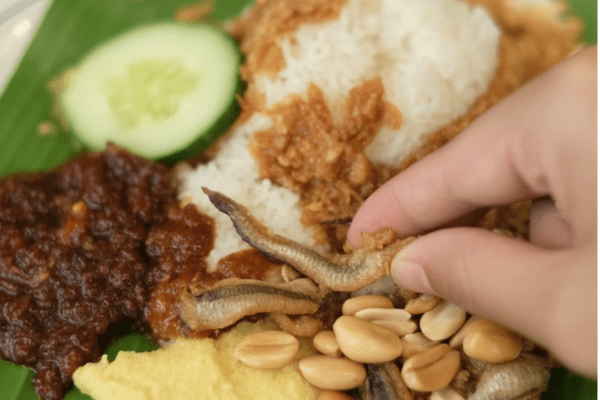 easy Malaysian Nasi Lemak Sambal