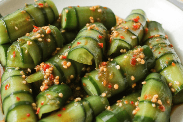 easy Taiwanese Cucumber Salad