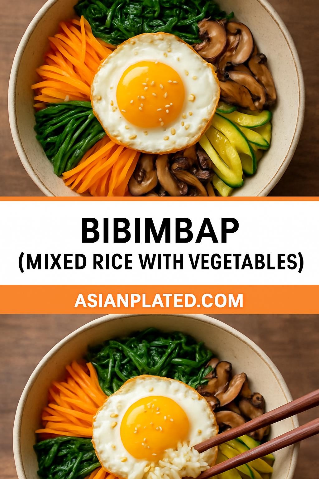 Bibimbap (Mixed rice with vegetables)