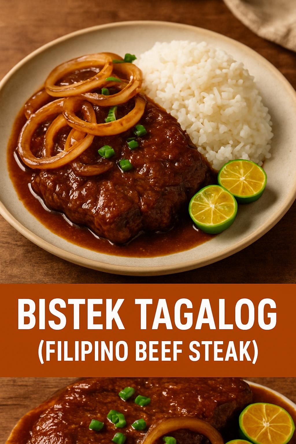 Bistek Tagalog (Filipino Beef Steak)