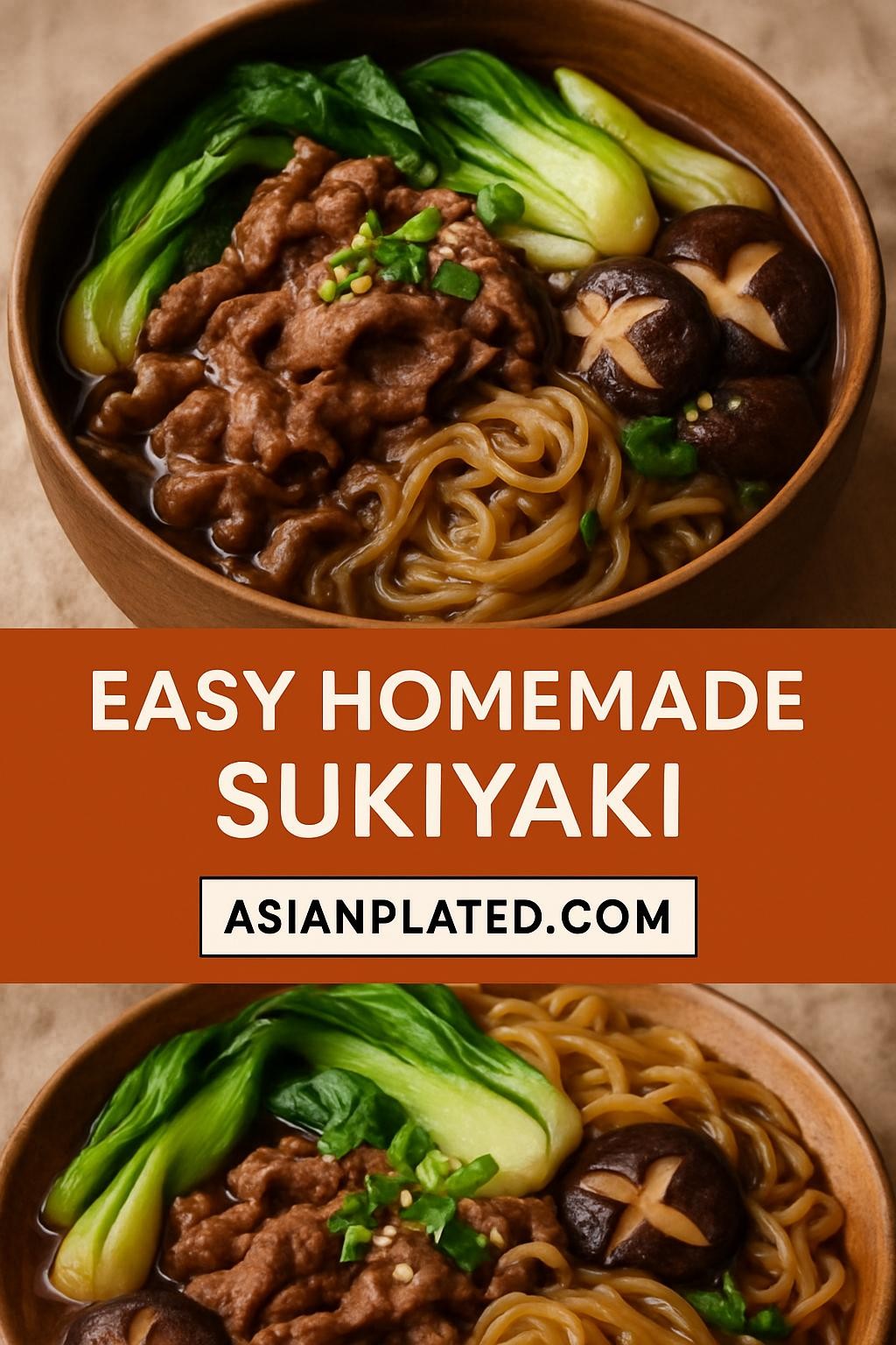 Easy Homemade Sukiyaki