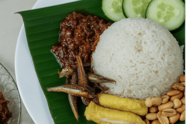 Malaysian Nasi Lemak Sambal
