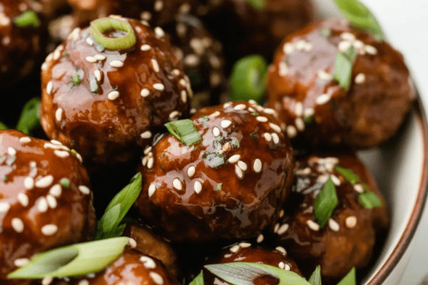 Saucy Asian Meatballs