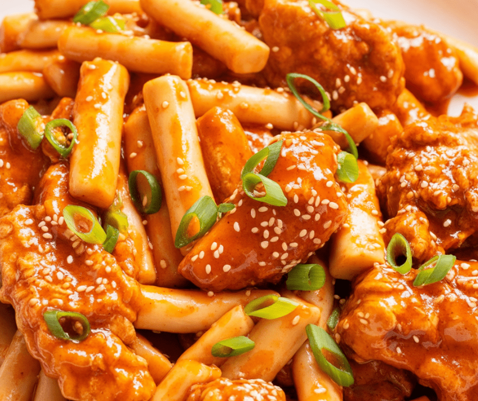best Spicy Korean Rice Cakes - Tteokbokki