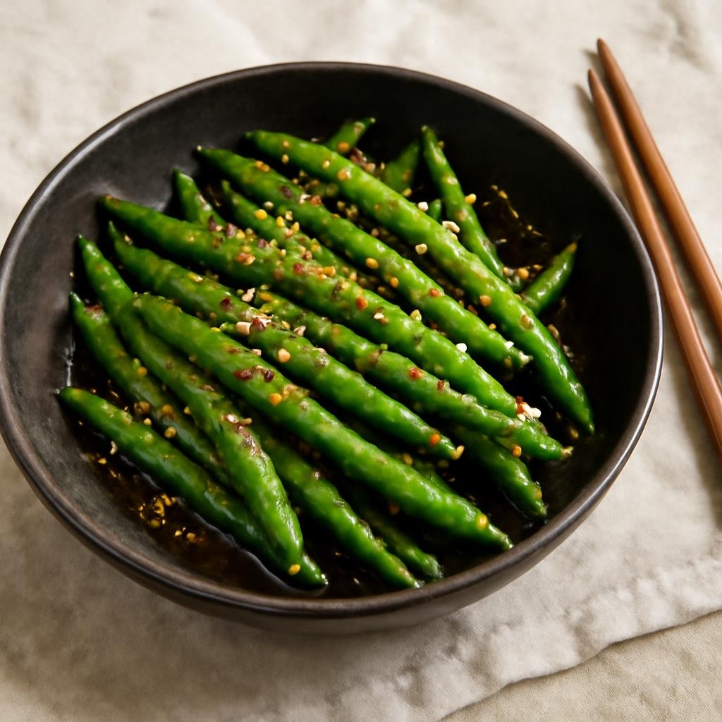 Asian Garlic Green Beans