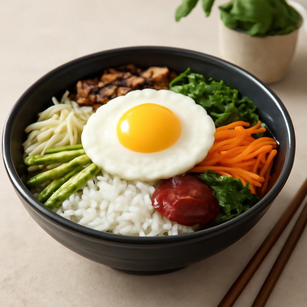 Bibimbap (Mixed rice with vegetables)