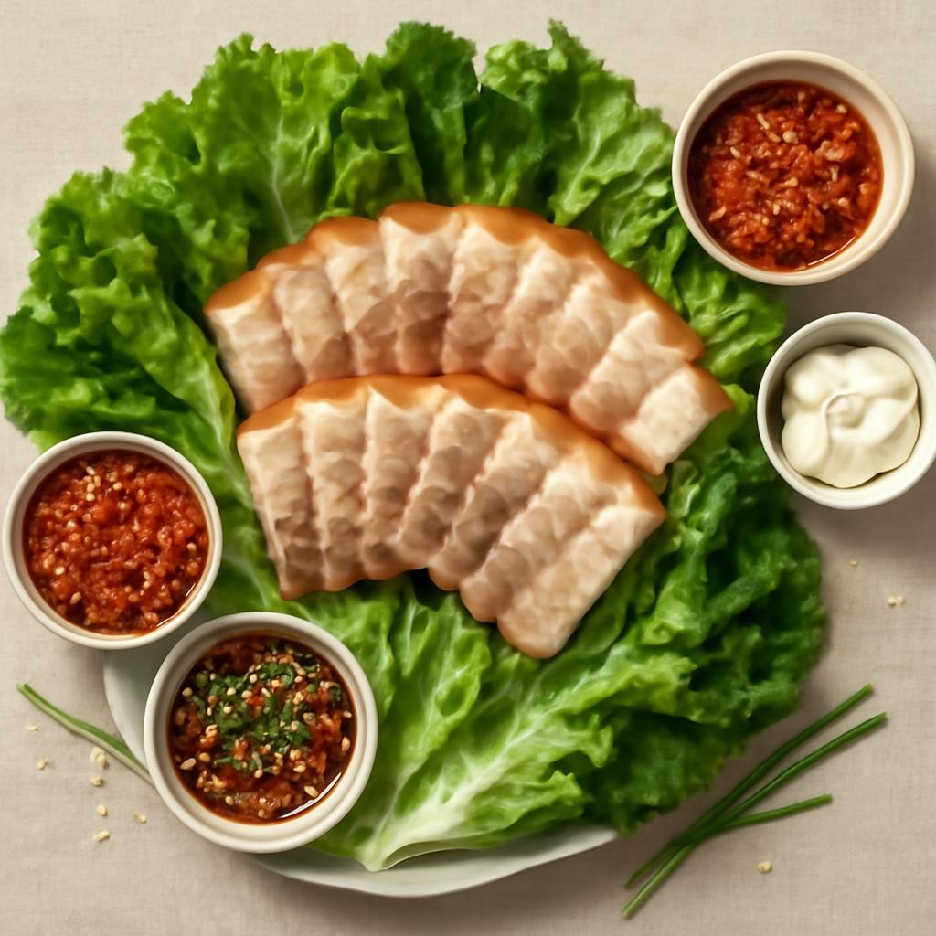 Bossam (Boiled Pork Wraps)