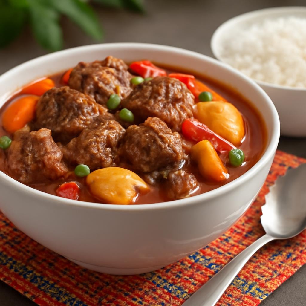 Filipino Beef Caldereta