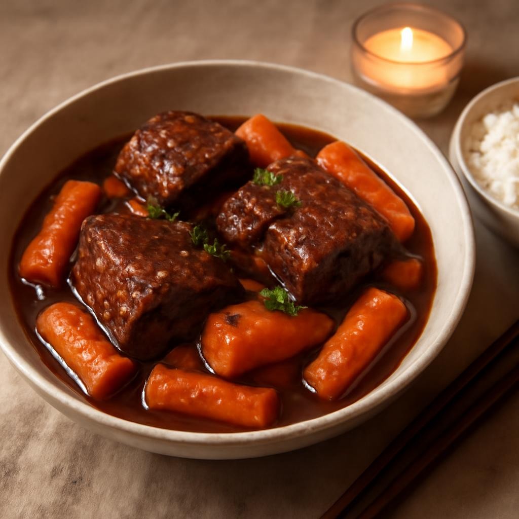 Korean Braised Beef Short Ribs