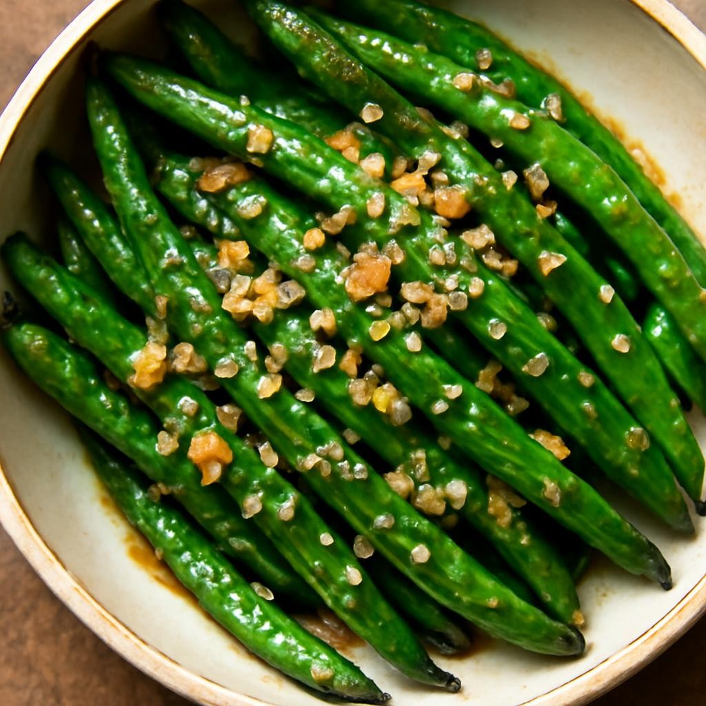 Asian Garlic Green Beans