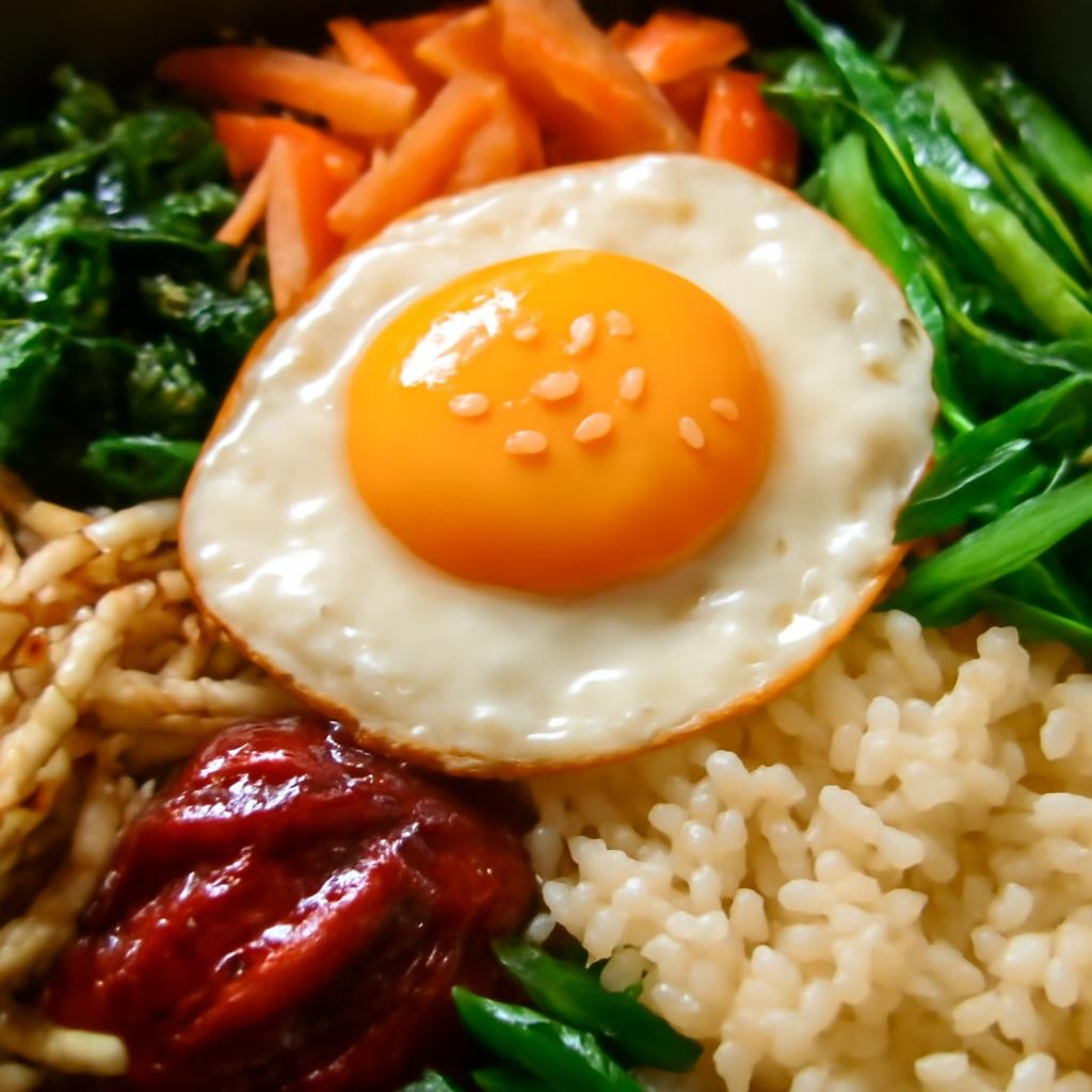 Bibimbap (Mixed rice with vegetables)