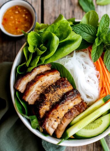 Authentic Bun Thit Nuong (Vietnamese Grilled Pork Vermicelli Bowls)