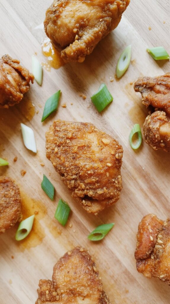 Asian Fried Chicken with Hot Honey Sauce