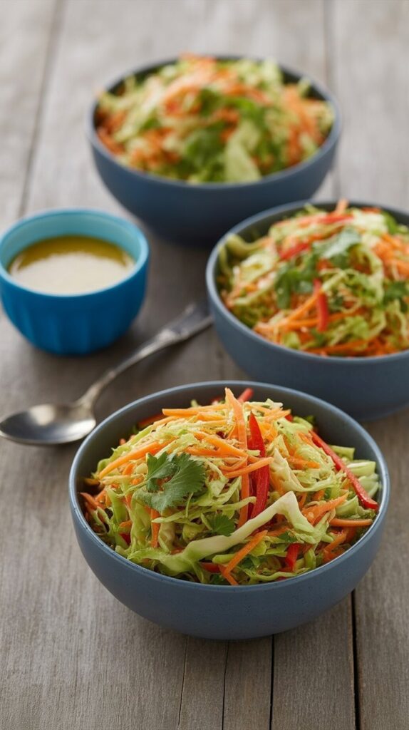 BEST Thai Crunch Salad with Peanut Dressing