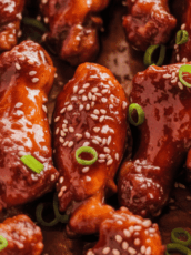 Baked Korean Chicken Wings