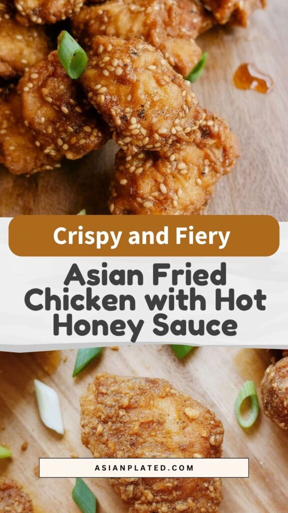 EASY Asian Fried Chicken with Hot Honey Sauce