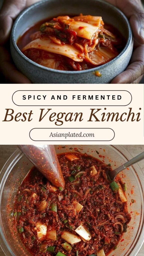 EASY Best Vegan Kimchi