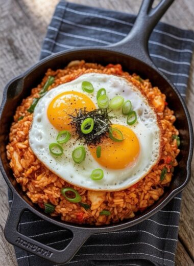 Kimchi fried rice (Kimchi-bokkeumbap)
