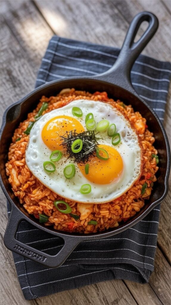 Kimchi fried rice (Kimchi-bokkeumbap) Kimchi fried rice (Kimchi-bokkeumbap)