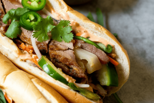 Seared Pork Banh Mi

