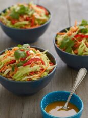 Thai Crunch Salad with Peanut Dressing