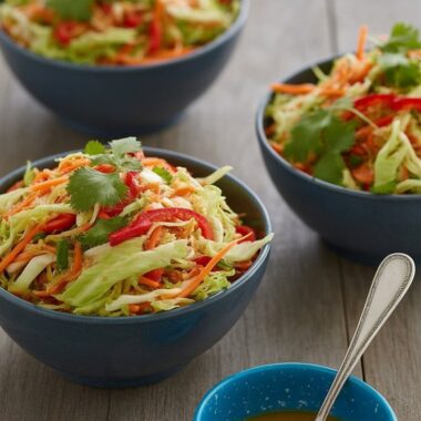 Thai Crunch Salad with Peanut Dressing
