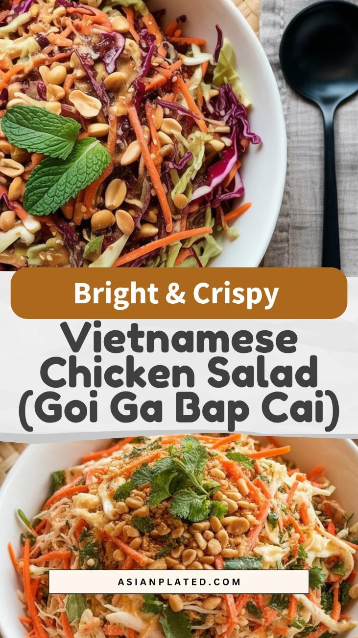 Vietnamese Chicken Salad (Goi Ga Bap Cai) Recipe