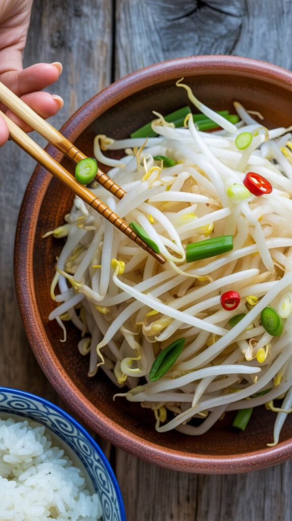 best Easy Mung Bean Sprouts Stir-Fry